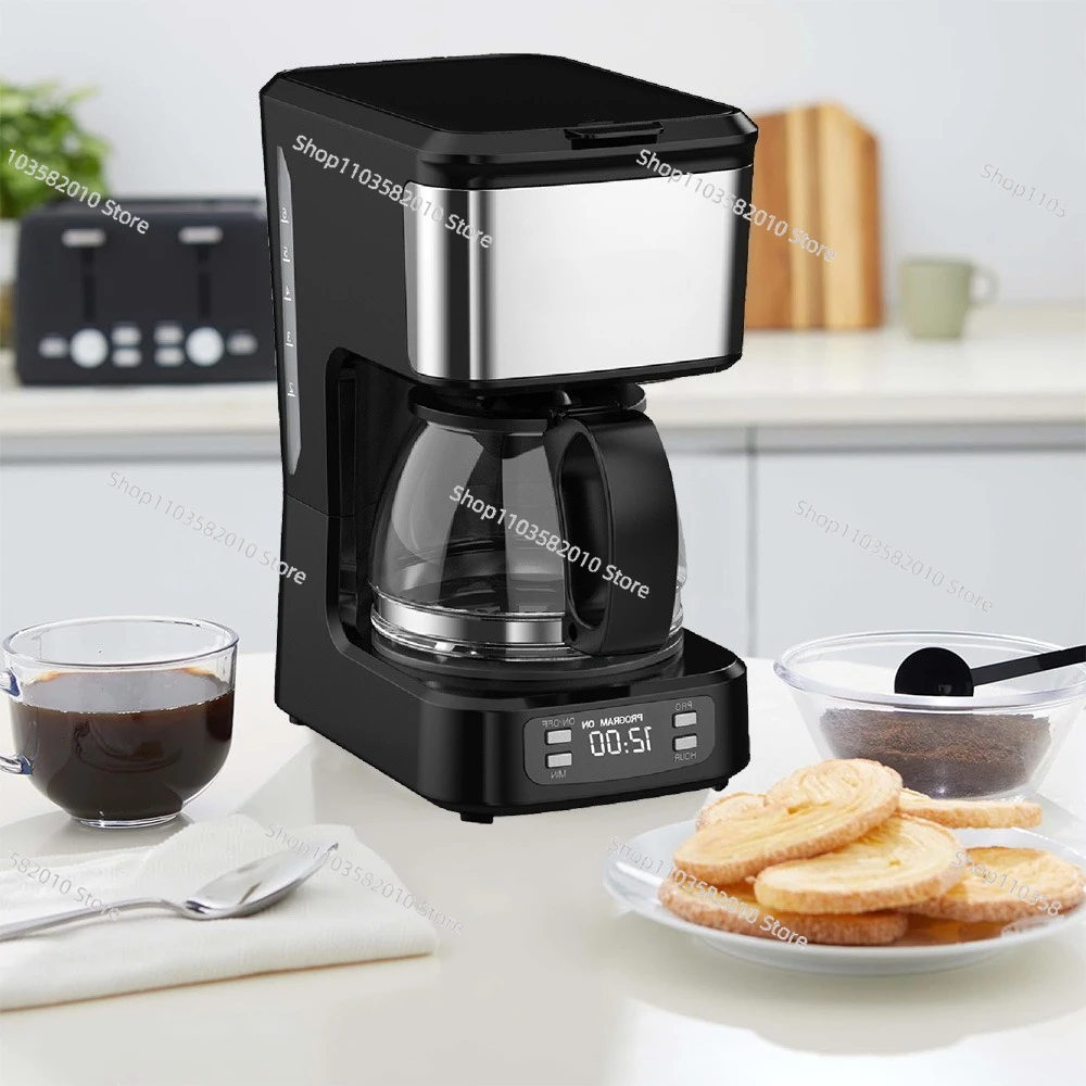 110V electric coffee machine 750ML drip American coffee pot 24 hours can be reserved to keep warm