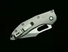 LEMIFSHE 스티치 RamL 수동 티타늄 핸들 세라믹 베어링 로고 M390MK 블레이드 야외 캠핑 생존 EDC 접이식 도구 칼 6