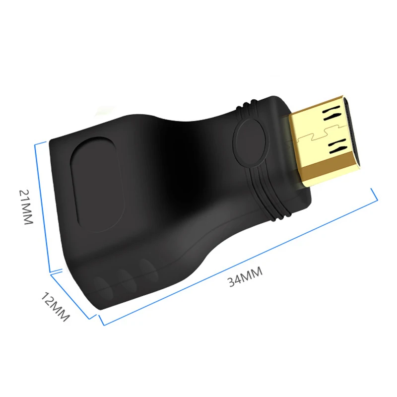 HD Mini Male HDMI-kompatybilny ze standardowym HDMI-kompatybilny żeński Adapter przedłużający kobiecy męski F-M konwerter HDMI