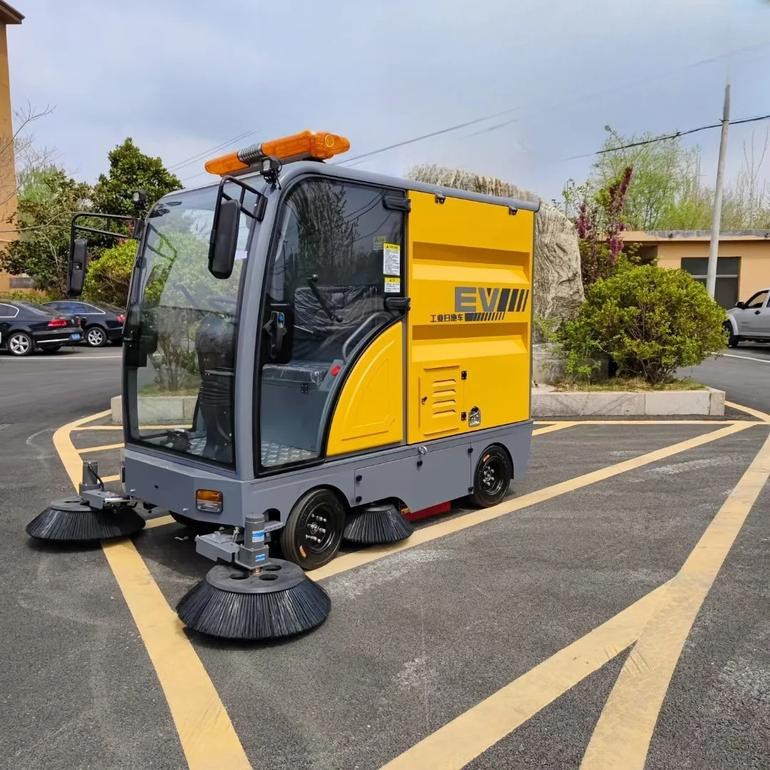 

YG Индивидуальная большая промышленная заводская полностью закрытая подметальная машина для пола, устойчивая к ржавчине вакуумная мойка высокого давления Str