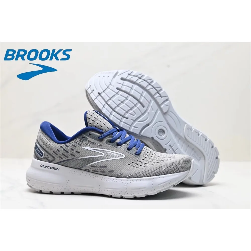 أحذية Brooks الرجالية Glycerin 20 للجري أحذية رياضية كاجوال تدعم أحذية التدريب الرياضية الخارجية للرجال