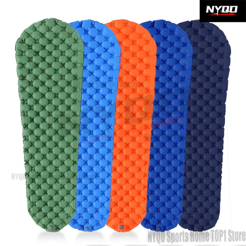 Outdoor Tent Sleeping Mat Camping Ultra Light Portable Mummy Waterproof Mat Diamond TPU Inflatable Mat 침대 кровать для кемпинга