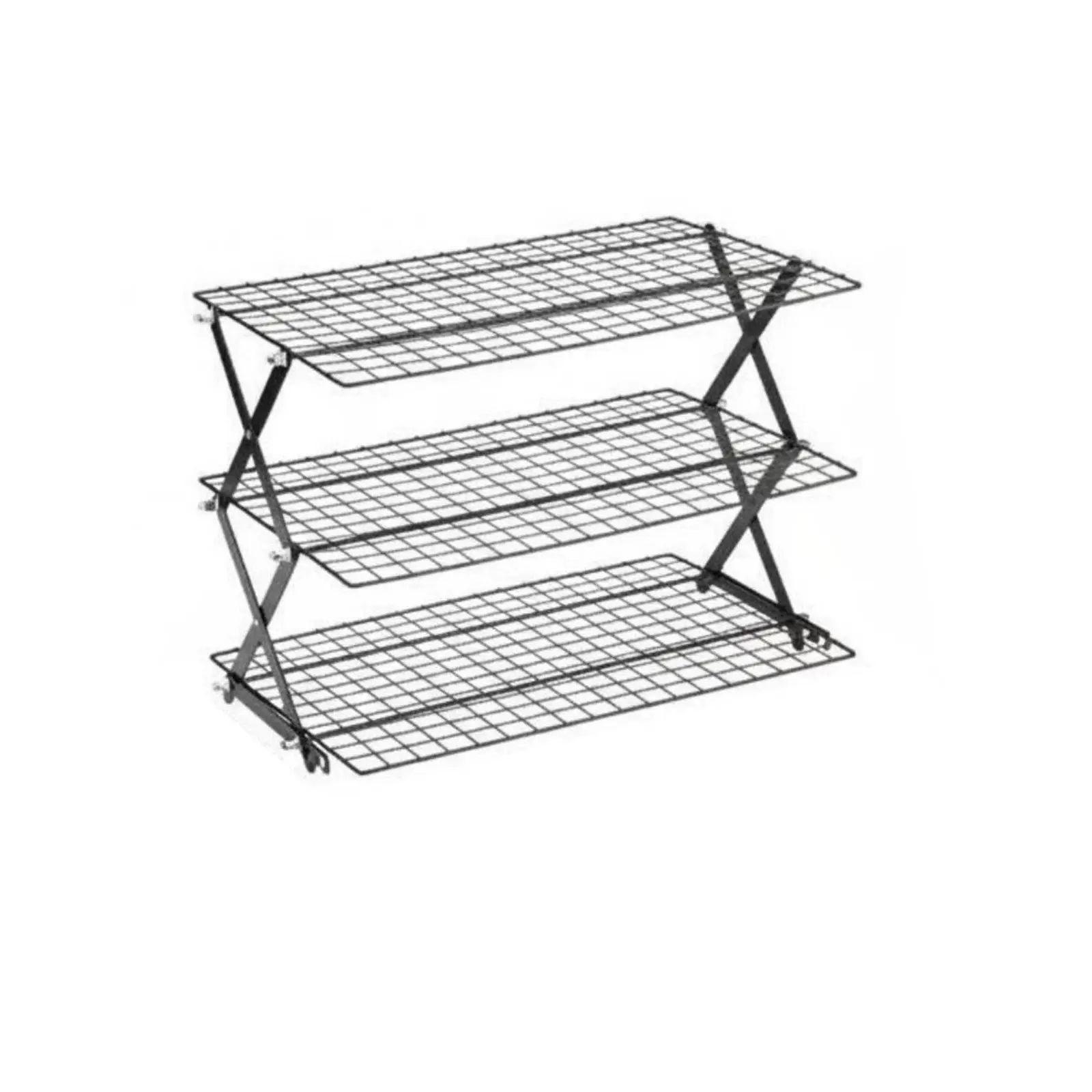 Portable Cookie Cooling Rack Stackable Cake Stand Baking Tray Oven Rack for Kitchen and Outdoor