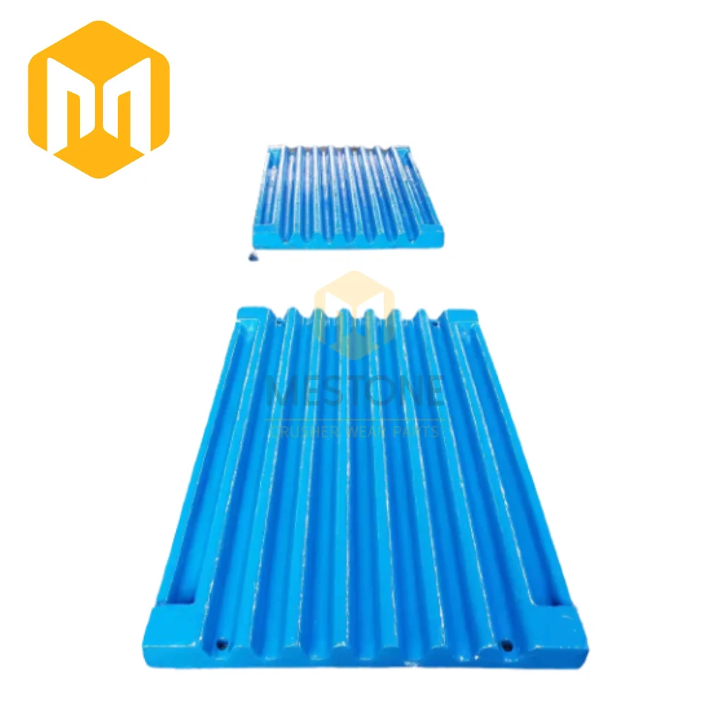 High Manganese Steel C110 Jaw Crusher Wear Parts Fixed Movable Jaw Plate for Ore Mining Machines Direct Delivery MOQ 1 Piece