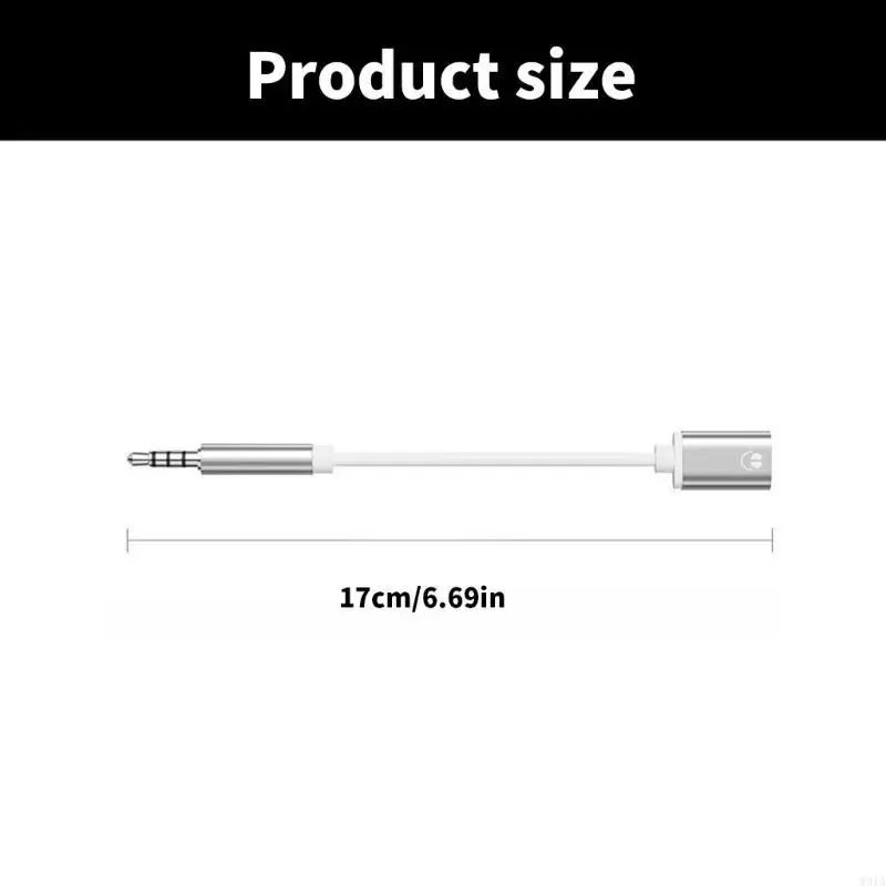 W91A Конвертер типа C на разъем 3,5 мм, кабель-переходник для наушников для четкого аудитории, выход черного, серебристого, красного цвета, опционально