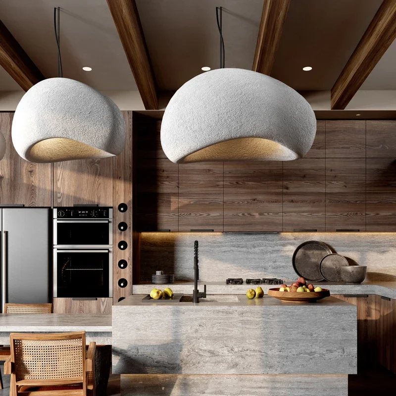 

Modern Wabi Sabi Handmade Chandelier LED Pendant Lamp Art Deco Lighting Fixture for Restaurant Island Cafe Bar Dining Bedroom