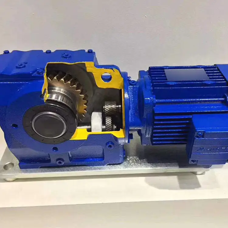 

High quality high efficiency k series helical bevel geared motor gearbox gear electric motor reducer