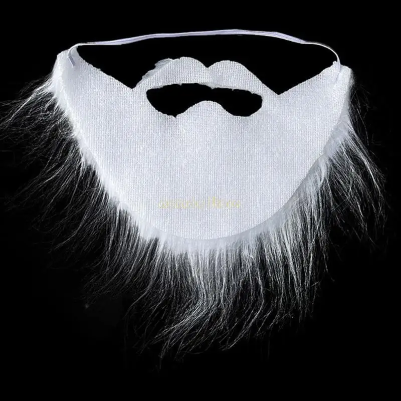 

31BF Fake Beards Mustaches Halloween Beard Funny Fake Beard Supplies