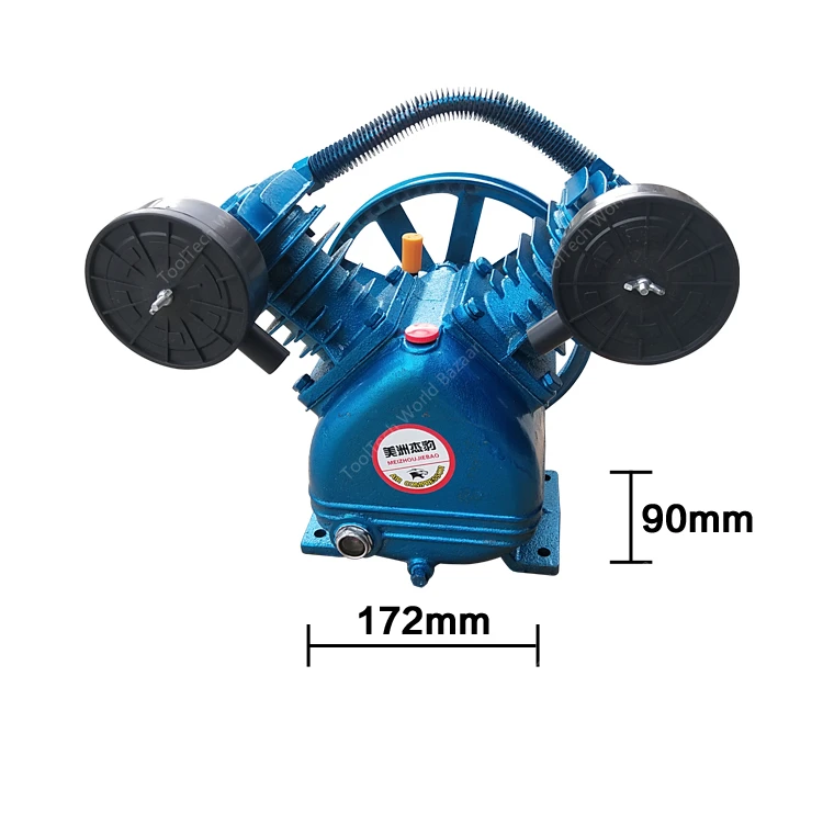 Industrial air compressor head 0.9 three-cylinder four-cylinder air compressor pump head 7.5KW air pump accessories