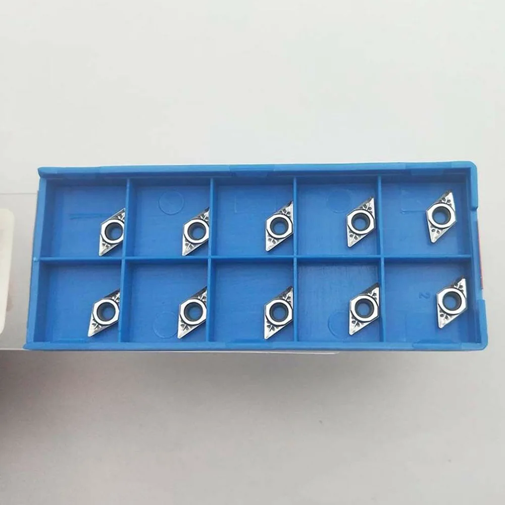 Versatile 10Pcs DCGT070204 AK H01DCGT21 51AK H01 Aluminum Blade Inserts Carbide Inserts for Material Processing