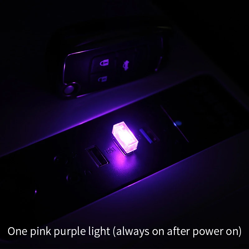 Mini USB LED Car Light Auto Interior Atmosphere Light Awaryjne oświetlenie PC Auto Kolorowa lampa dekoracyjna Akcesoria samochodowe