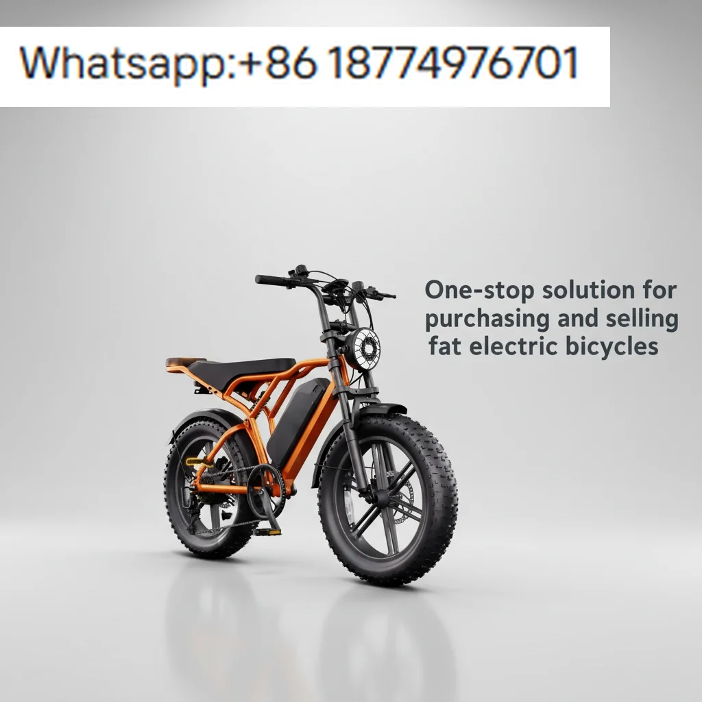 

Factory Direct OEM ODM Accepted the Electric Mountain Bike with Hydraulic Disc Brakes and Rear Suspension Fat Tire Electric Bike