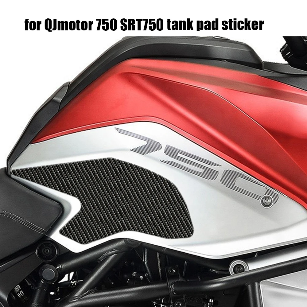 BIKE GP Non Slip Sticker Decal Scratch Resistant Fuel Tank Pad Protector Case For QJmotor 750 SRT750 Motorcycle Accessories