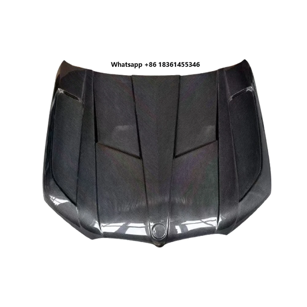 

For G06 X6 G05 X5 M3 M4 Condition New CS LD Style Carbon Fiber Body Kit Engine Hood Bonnet Scoop