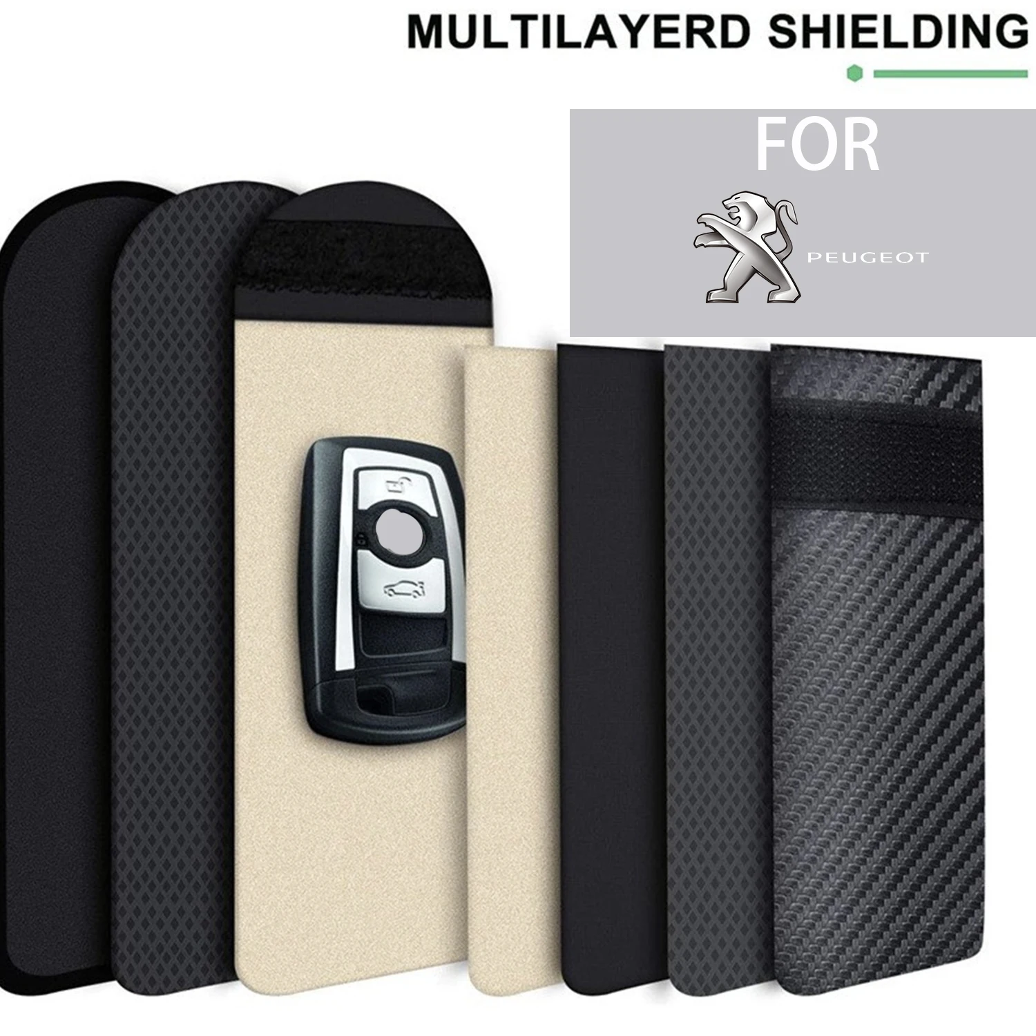 مفتاح السيارة إشارة مانع حالة فاراداي قفص فوب لبيجو 108 406 407 408 206 207 208 306 307 308 508 اكسسوارات السيارات #5