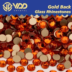 VDD 011 Hyacinth High Quality SS4-SS20 Glass Rhinestones Crystal Gold Flatback Strass Stones DIY Nail Art Crafts Accessories