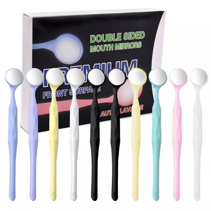 40Pcs Dental Mouth Mirror Premium Front Surface Exam Reflector Single/Double Sided Oral Mirrors Dentist Instrument Tool