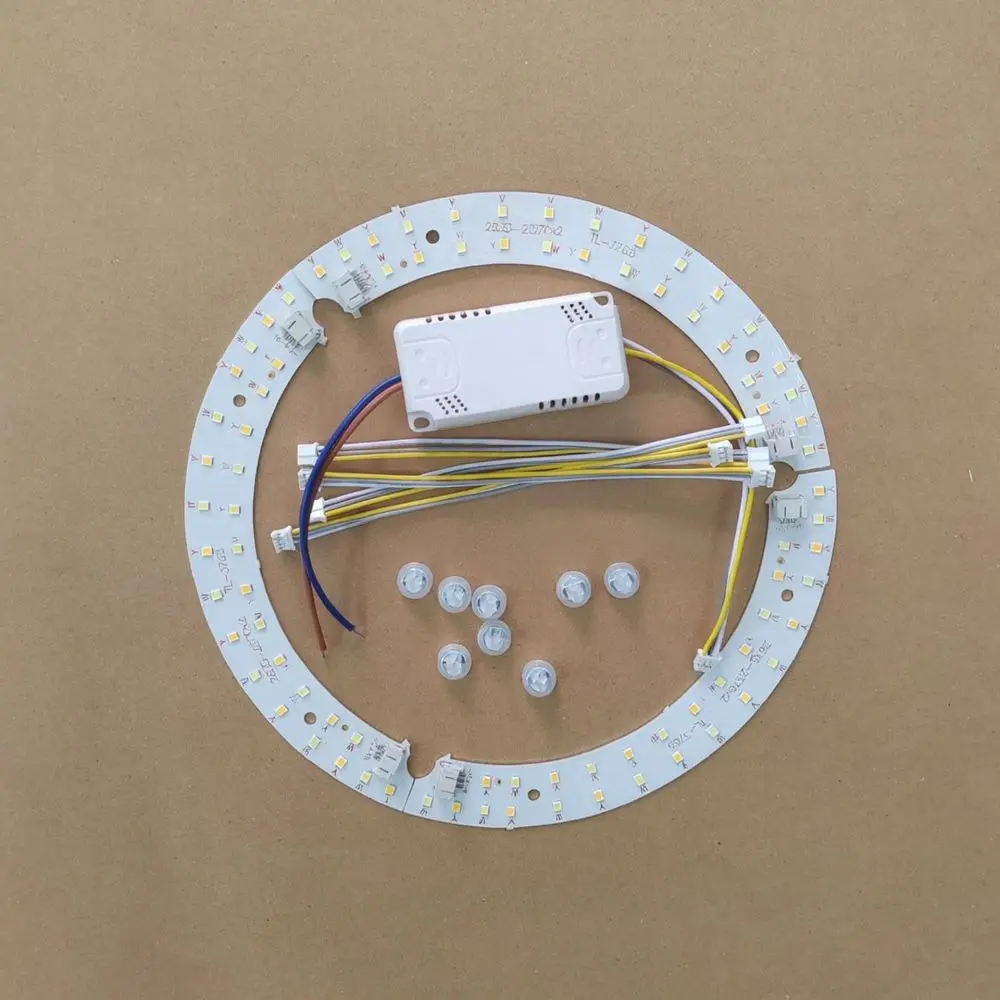 Curved SMD LED Strip Module For Pumpkin Ceiling Lamps Three Color Dimmable Lighting Board Replacement Repair Accessories