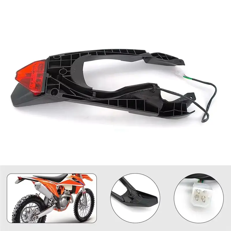 Multi-Purpose Motorcycle Taillight Bracket Assembly Tail Light License Plate Holder Turn Signal Lamp Support For EXC EXCF XC