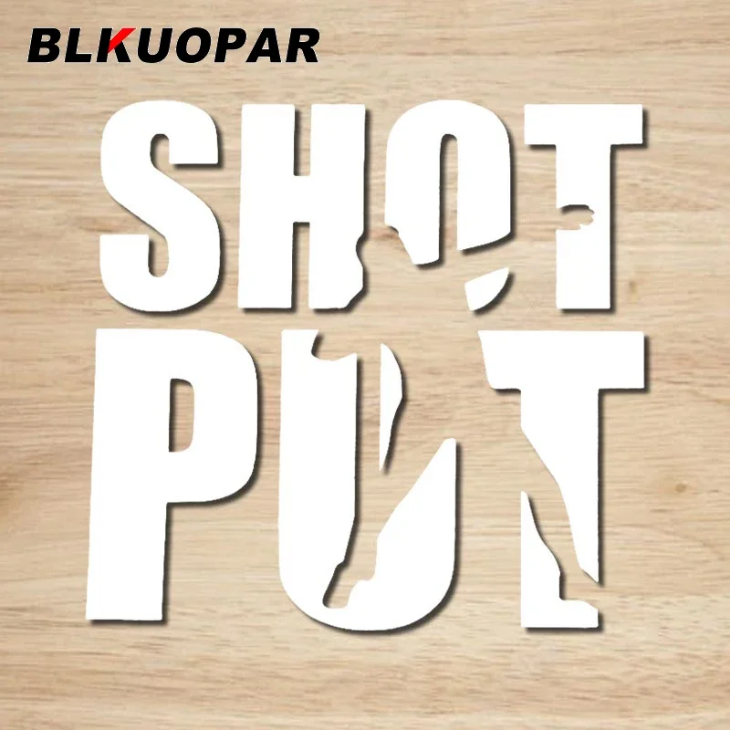 BLKUOPAR Shot Put Funny Car Stickers VAN DIY Personality Decal Waterproof Scratch-Proof Bumper Decoration Car Accessories