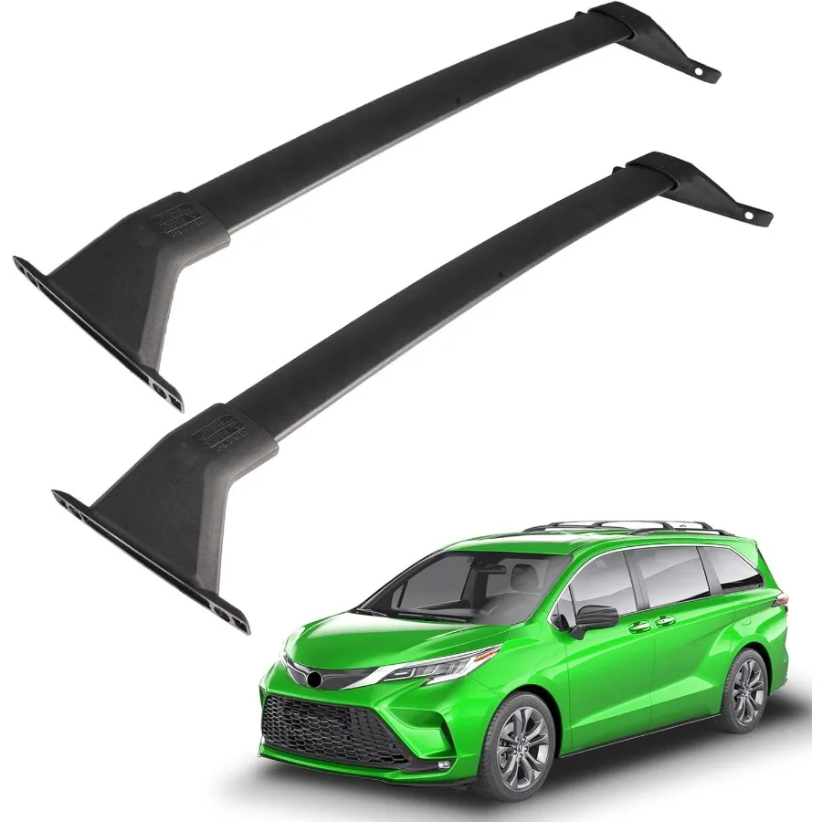 

Roof Rack Cross Bars Compatible with Sienna 2021-2025 150 lbs Aluminum Crossbars Fit for Roof Rails Rooftop Cargo Basket Carri