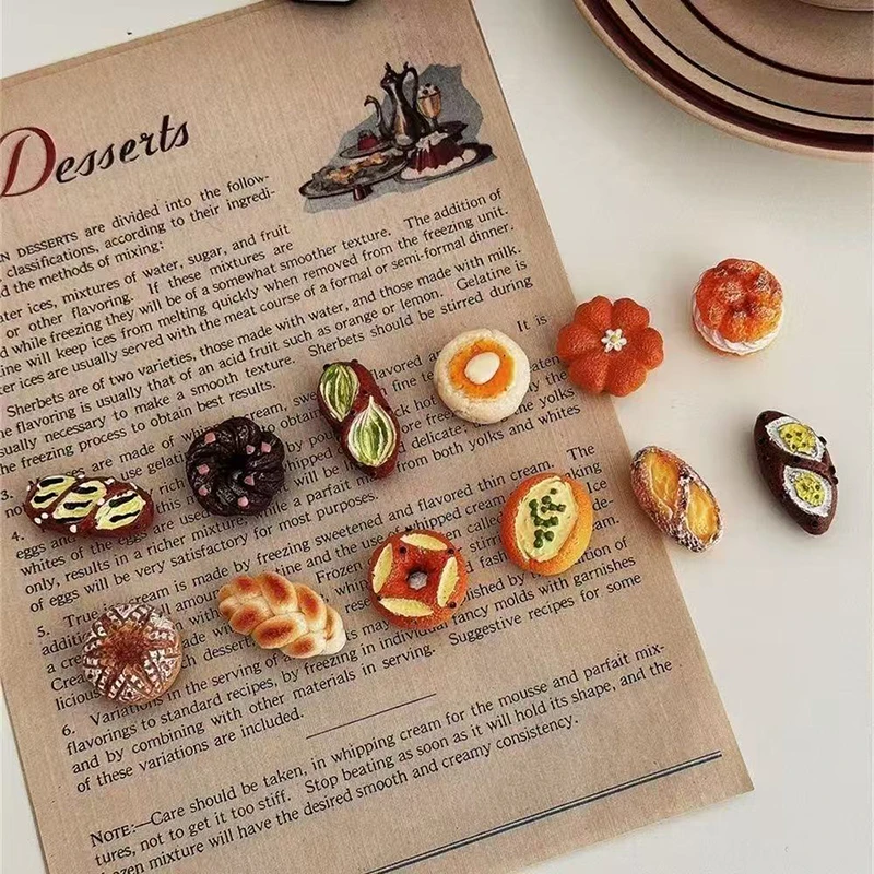 Cute Refrigerator Magnets Cartoon Food Style Fridge Magnets Strong Magnetic Push Pin for Fridge DIY Photo Memo Traceless Fixed