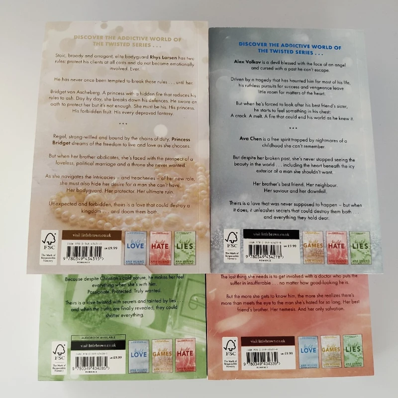 Twisted Series by Ana Huang: All 4 Books - Love, Lies, Games & Hate in This Sizzling Romance Collection