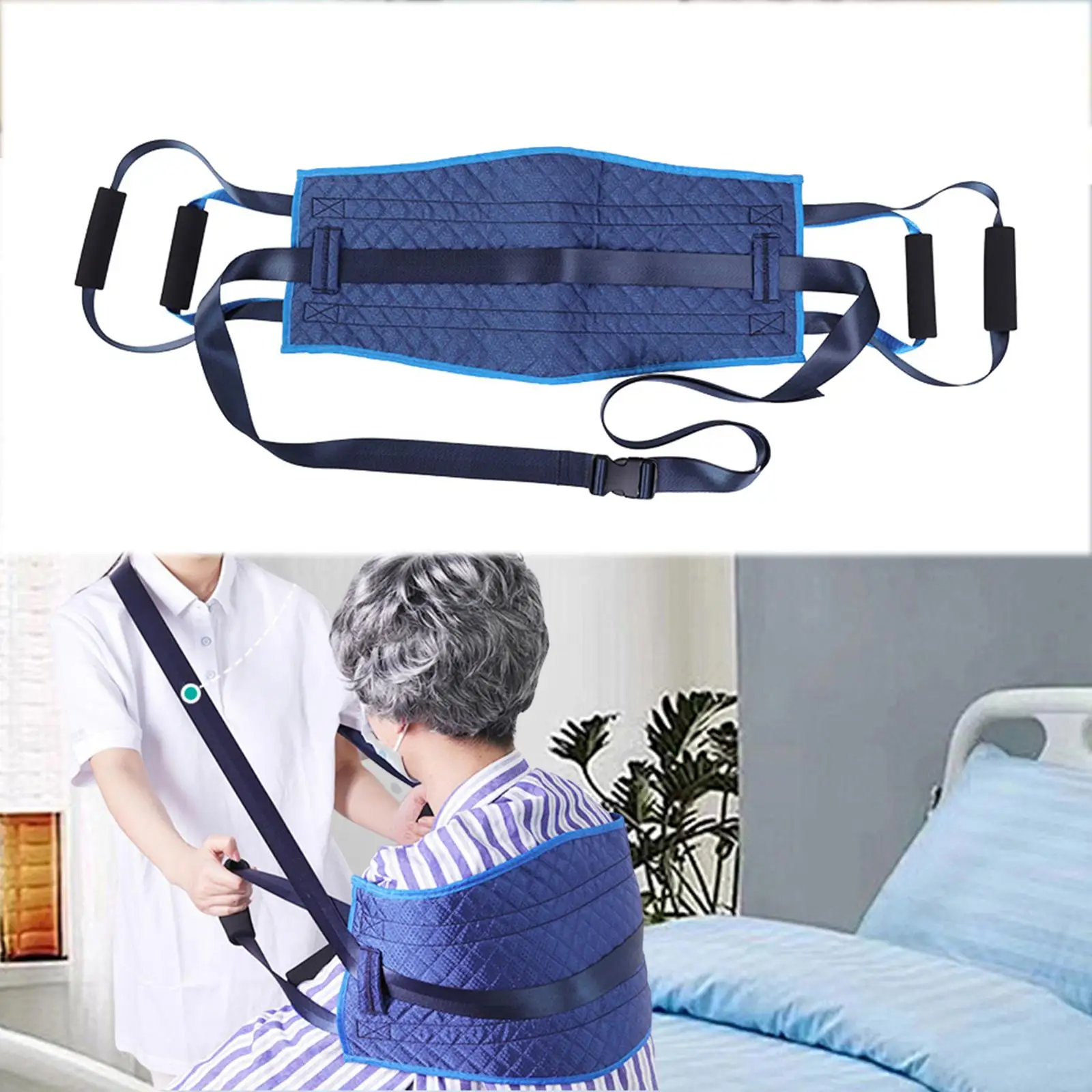 

Toileting Lift Sling Convenient to Use W/ Shoulder Strap Elderly Lifting Aids