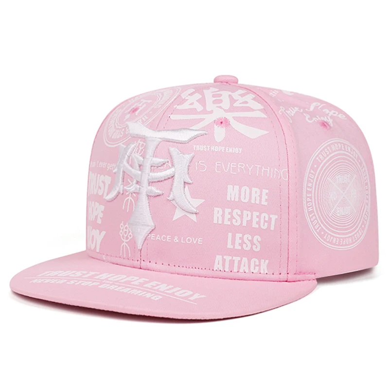 2026 Modische und Personalisierte Neue Baseball-Kappe T Graffiti-Stickerei Hip-Hop-Mütze Tägliche Freizeit-Sonnenschutzkappe Unisex Flachrand-Kappe – Detail 8