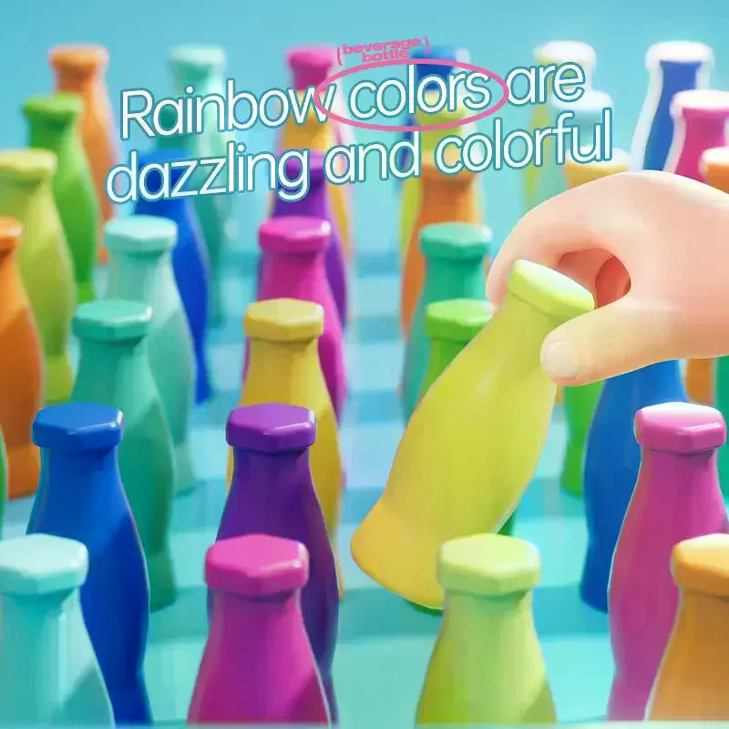 Zabawne napoje dla dzieci Dopasowywanie kolorów Rozrywka dla najmłodszych Trening pamięci Interaktywna gra planszowa Puzzle Zabawka