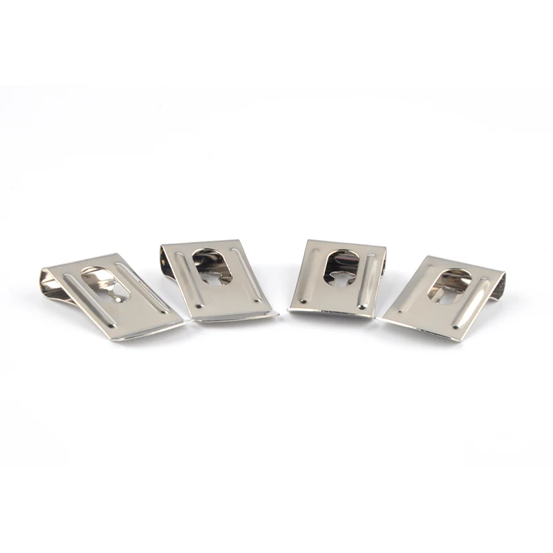 WINTAPE 4Pcs สแตนเลสสตีลวัดเข็มขัด Cliper วัดเทปผู้ถือเข็มขัด Cliper อุปกรณ์เสริมสำหรับไม้บรรทัดเหล็ก