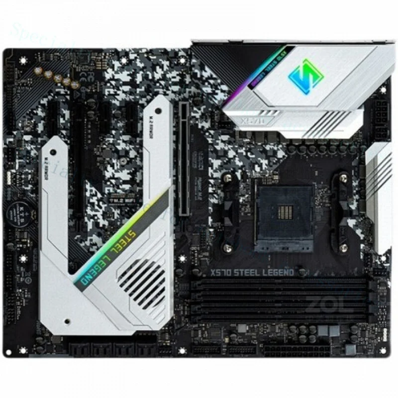 

A++ASRock X570 Steel Legend AMD4 support Ryzen 3800X 5950X CPU Motherboard