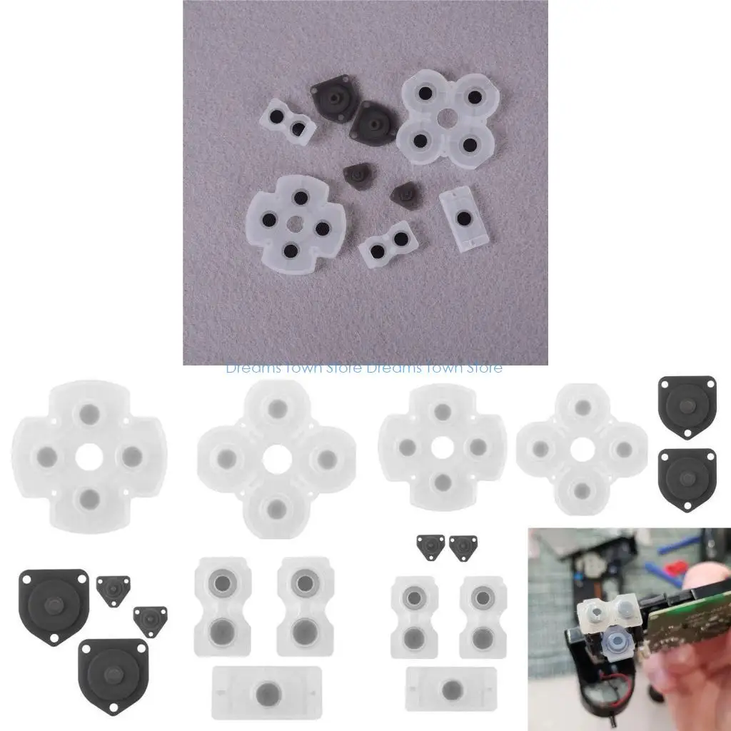 HX6A Soft Rubber Replacement Silicone Rubber Conductive Adhesive Button Pad for