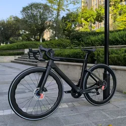 TWITTER factory wholesale road bike full hidden line T800full carbon fiber integrated bending bar width420mm*stem 90mm handlebar