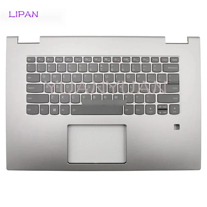 L New For Lenovo Yoga 730-15IKB 730-15IWL Upper Case Palmrest with Backlit Keyboard (Silver) 5CB0Q96465