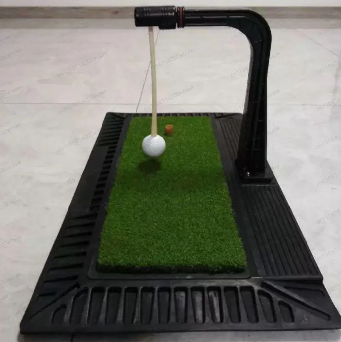 Swing Trainer Indoor Practice Aid with Electronic Distance Measurement, Swing Posture Correction Training Tool for Beginners