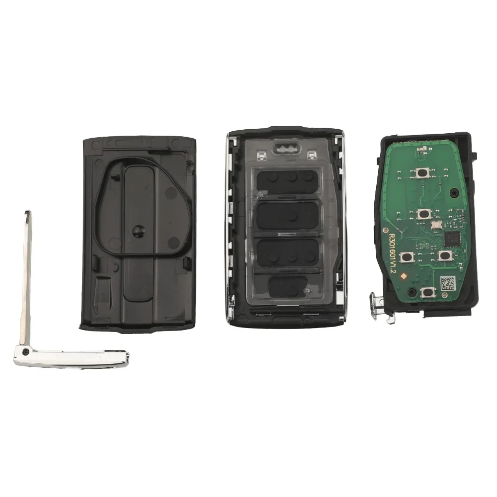 jingyuqin 433MHz 3/4/5/6 Buttons 4A Chip Remote Car Key For Jeep Grand Wagoneer 2021-2022 Key Fob Control 685169738AA