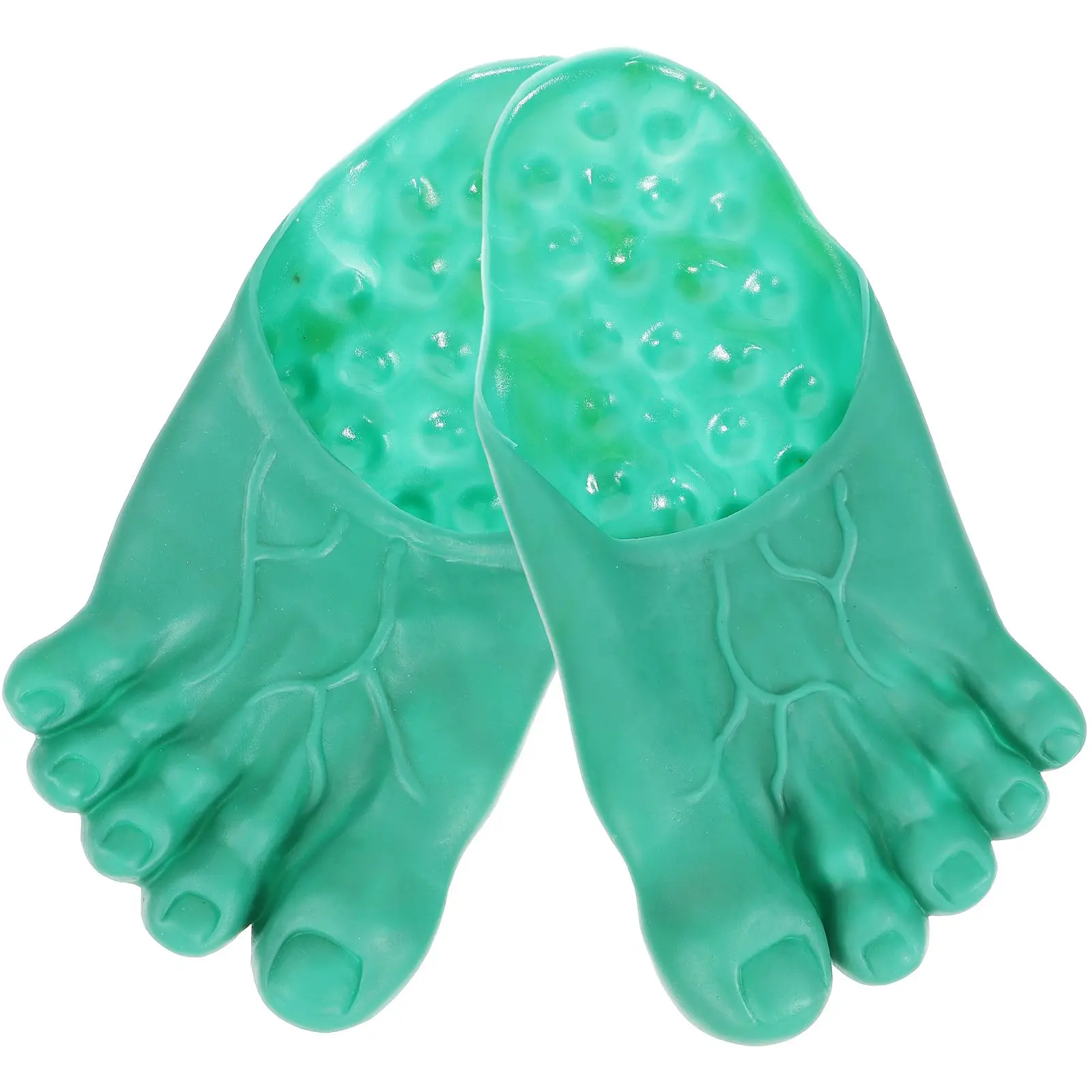 

Giant Feet Durable Material Halloween Party Supplies Scary Giant Feet Slippers Design Costume Props Flat Shoes
