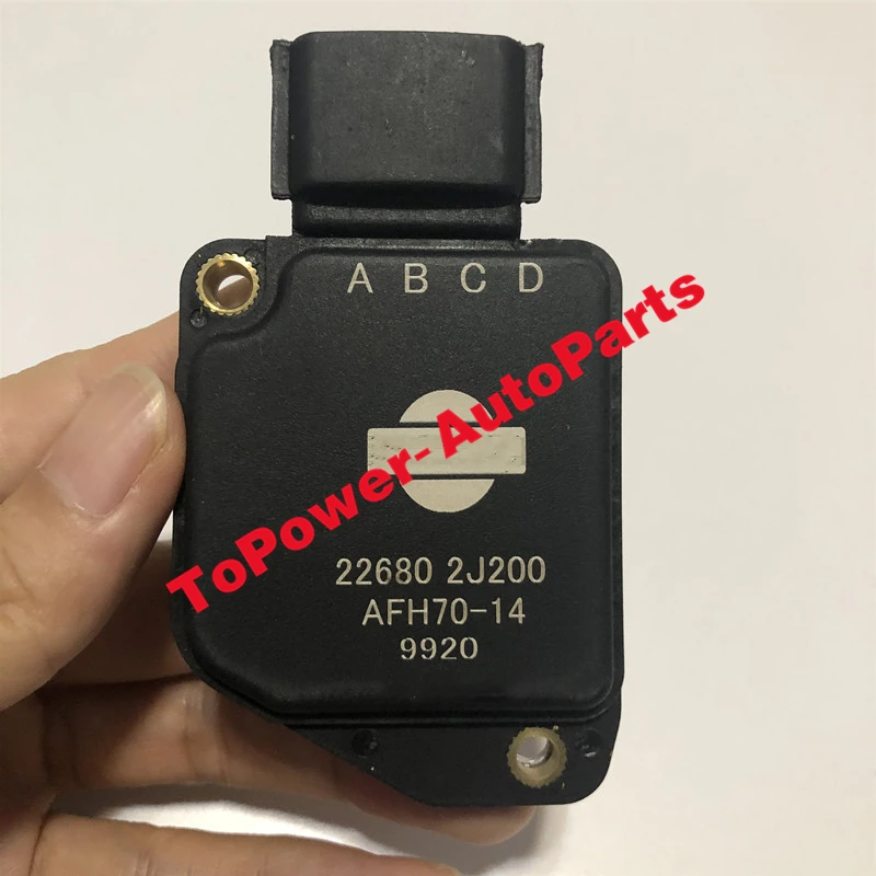 Mass Air Flow MAF Sensor 22680-2J200 AFH70-14 for Nnissan Navara Pathfinder Terrano Infinitii 226802J200 AFH7014