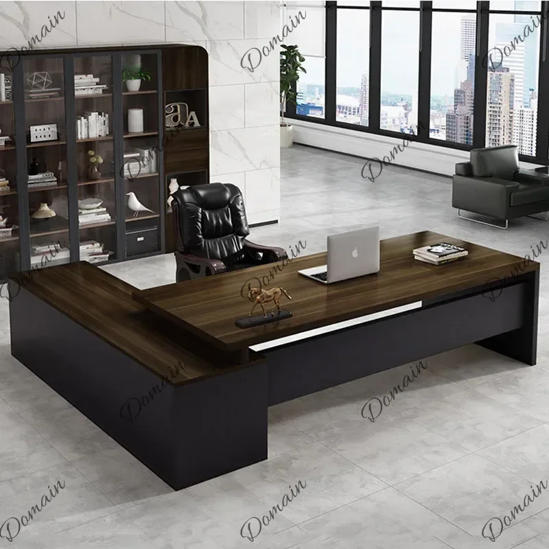 M Space Saving Design Office Desk Creative Chinese Style Fashion Interior Office Desk Luxury Mesas Escritorio Postmodern Furnit
