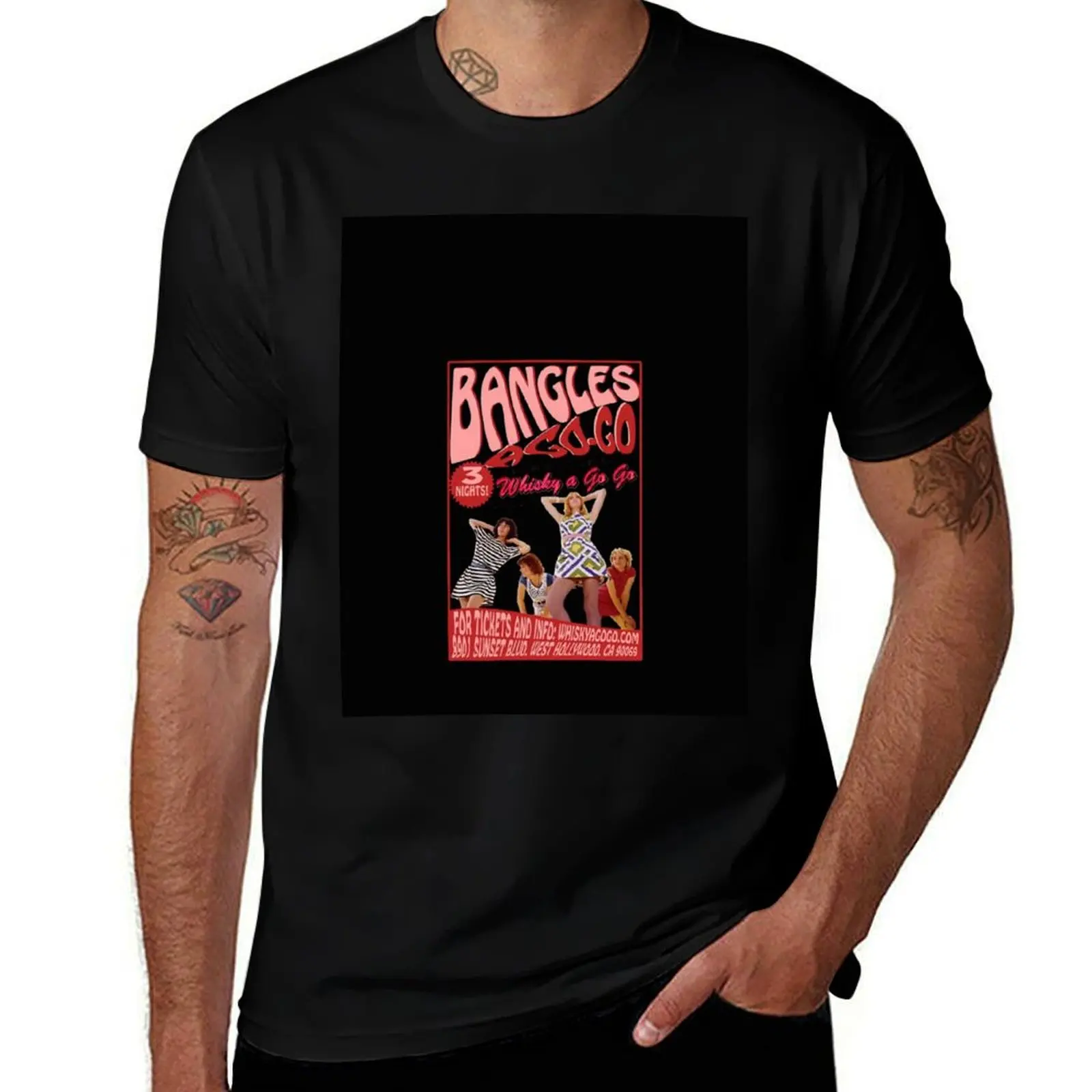 The Bangles a go go shirt T-Shirt Outdoor Activity Sports T-Shirt