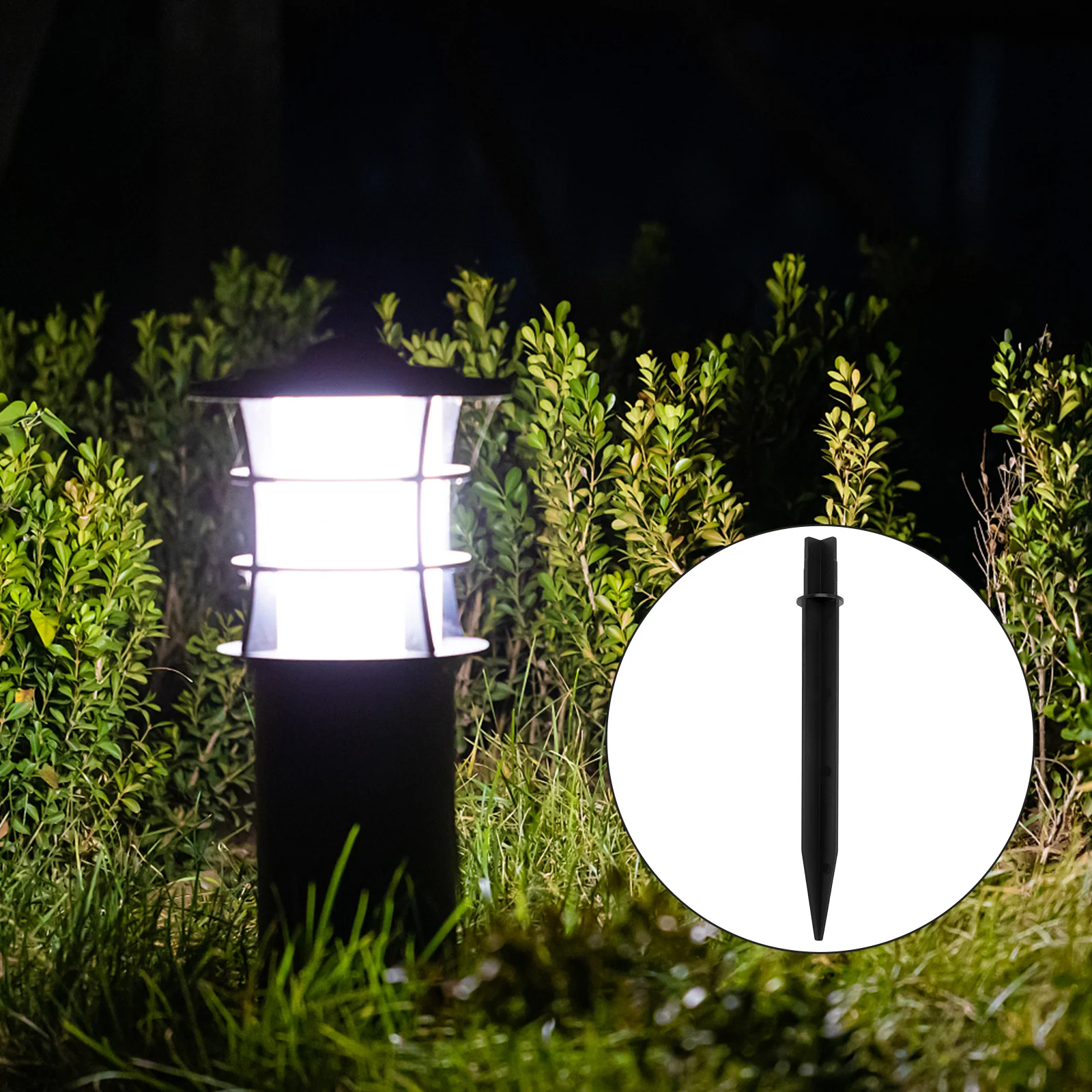 

5pcs Solar Power Lawn Lamp Ground Plug For Outdoor Landscape Lighting Durable Sun-Powered Garden Light Stakes No Electricity