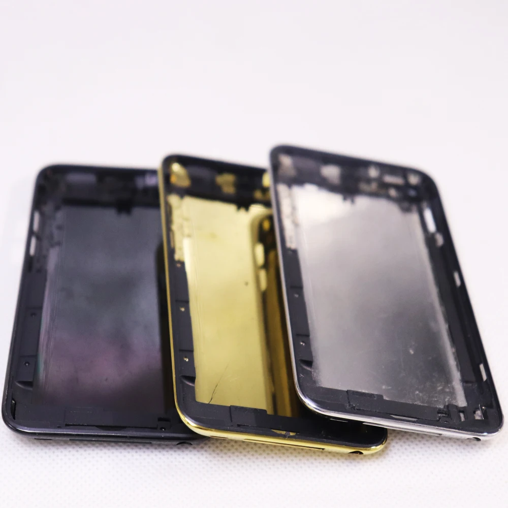 

5pcs/lot Silver Gold Black Color Metal Back Housing Case Black Frame Bracket for iPod Touch 4th 4G 8GB 16GB 32GB 64GB