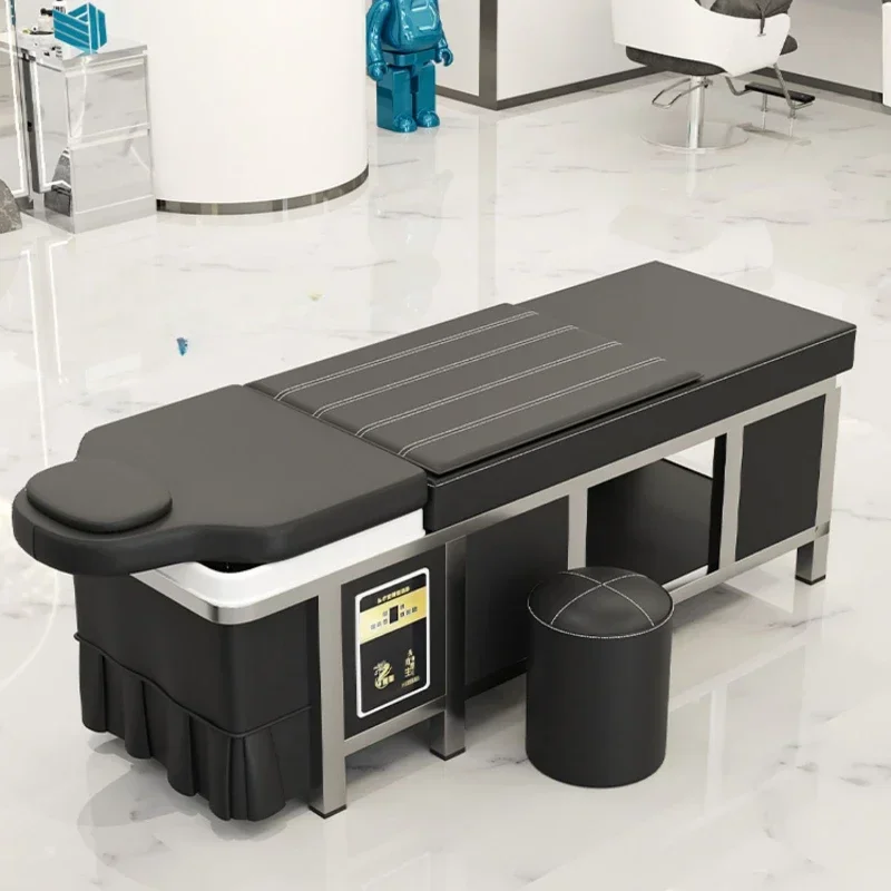 

Beauty Salons Chair Shampoo Bowl Waterfall Head Therapy Hair Hairdressing Shower Salon Chair Beauty Sedia Furniture