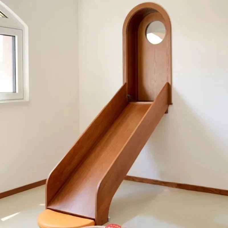 Solid wood thickened indoor household slide sold separately Tree house slide Cabinet slide