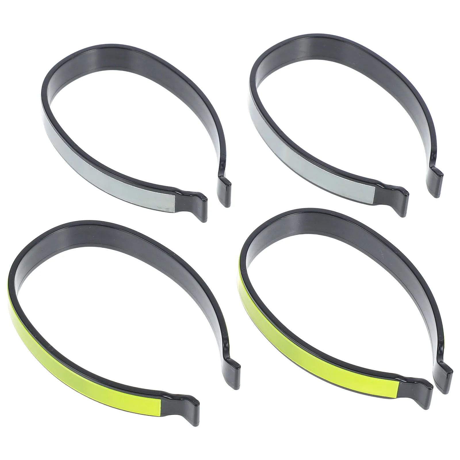 

4 Pcs Cycling Reflective Pants Clips Exercise Bike Pedal Straps Outdoor Night Run