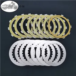 Motorcycle Friction Clutch Plates Disc For Benelli BN600 BN600GT BJ600 GS TNT600 TNT600GT Stels 600 TRK502 X BJ500 Leoncino 500