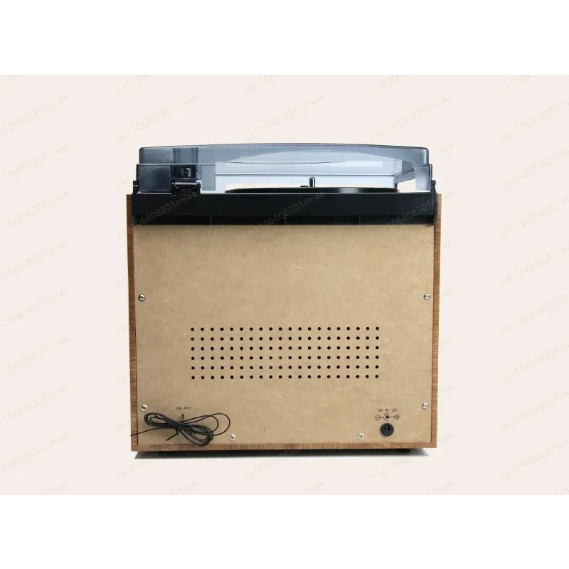 Vintage All-in-One Stereo System – Vinyl Record Player, CD, Cassette Tape, Bluetooth Speaker & USB Encoding
