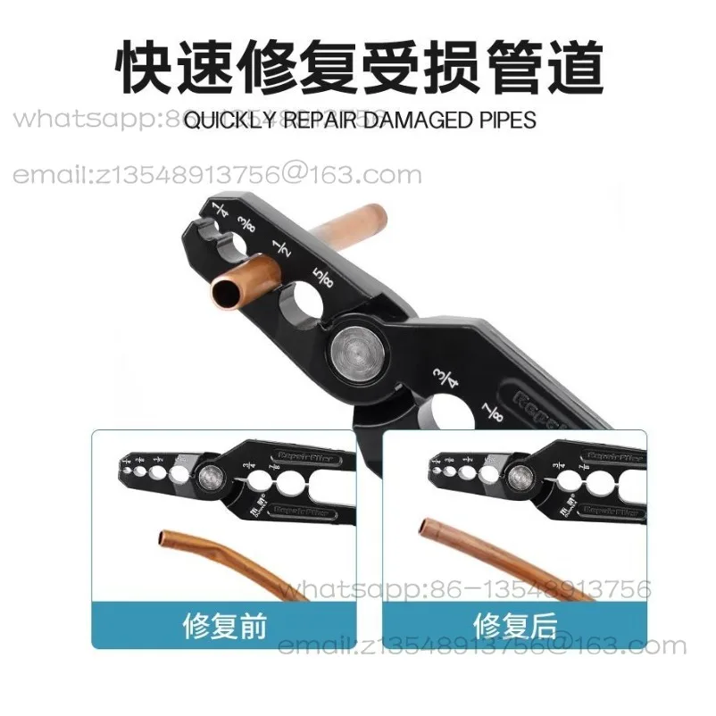 Copper Tube Repair Device Rounder, Deflated Folding  Repair and Correction Tool CT-301 Repair Pliers
