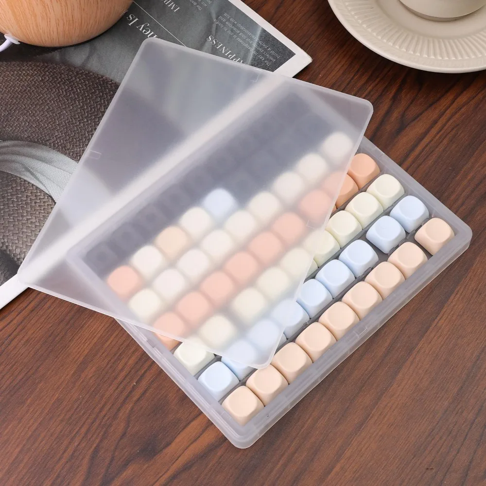 Matte Clear Keycap Storage Case Dust Box Keycap Collection Keycaps Switches Storage Box Transparent Bag Keycaps Switch Cover
